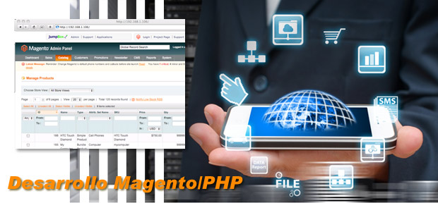 desarrollo de software magento php