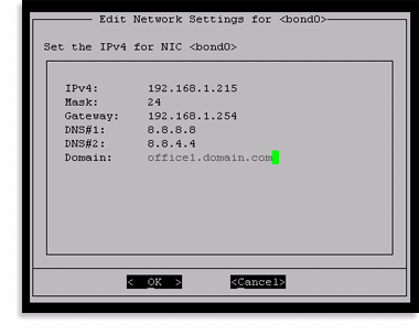Network configuration
