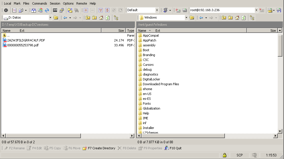 WinSCP Client